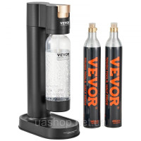 Vevor 312081 Bubble Water Bubbler Soda Maker, Ігриста водяна стартер з без BPA 1 л пляшки для домашніх тварин, 2 шт. Vevor 312081 Bubble Water Bubbler Soda Maker, Ігриста водяна стартер з без BPA 1 л пляшки для домашніх тварин, 2 шт.