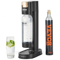 Vevor 312084 Машина для газованої води, машина для приготування газованої води вдома, початковий набір води Seltzer з ПЕТ-пляшкою Vevor 312084 Машина для газованої води, машина для приготування газованої води вдома, початковий набір води Seltzer з ПЕТ-пляшкою