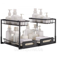 Vevor 312596 2 яруси висувні 2 x тумба під раковину 27x36x28 см Vevor 312596 2 яруси висувні 2 x тумба під раковину 27x36x28 см