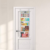 Vevor 312598 Органайзер для комори Настінні 6-ярусні полиці для спецій Біла кухня