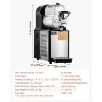 Vevor 312095 Машина для виробництва морозива 3 л для приготування морозива Margarita Smoothie