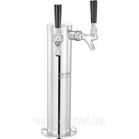 Vevor 312124 Набір Kegerator Tower, комплект для переобладнання пива Dual Tap Beer Conversion, дозатор пивної вежі з нержавіючої