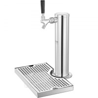 Vevor 312121 Набір Kegerator Tower, набір для переробки пива з одним краном, диспенсер пивної вежі для бочки з нержавіючої сталі з Vevor 312121 Набір Kegerator Tower, набір для переробки пива з одним краном, диспенсер пивної вежі для бочки з нержавіючої сталі з