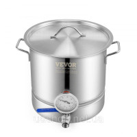 Vevor 312131 Система пивоваріння Brewing Kettle, домашня система пивоваріння, 18,93 л, казана для бродіння з нержавіючої сталі