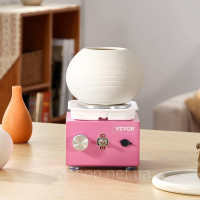 Vevor 312658 Mini Pottery Wheel Electric Ceramic Wheel Machine 320RPM Pink Children