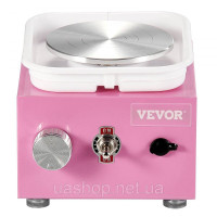 Vevor 312658 Mini Pottery Wheel Electric Ceramic Wheel Machine 320RPM Pink Children