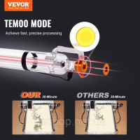 Vevor 312669 60W CO2 лазерна трубка 125cm лазерна трубка для CO2 лазерного гравера скляна лазерна трубка Vevor 312669 60W CO2 лазерна трубка 125cm лазерна трубка для CO2 лазерного гравера скляна лазерна трубка