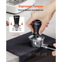 Vevor 312164 51 мм Espresso Tamper з нержавіючої сталі для кави з пружинним інструментом для кави