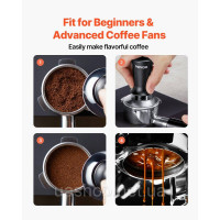 Vevor 312166 53 мм Espresso Tamper з нержавіючої сталі для кави з пружинним інструментом для кави Vevor 312166 53 мм Espresso Tamper з нержавіючої сталі для кави з пружинним інструментом для кави