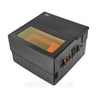 Vevor 312686 Лазерний гравер корпус 80x80x50см захисна кришка 2м вихлопна труба 5W LED світло