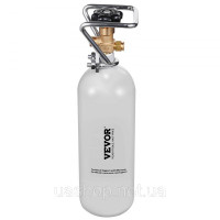 Vevor 312171 Балон CO2 Пляшка CO2 з легованої сталі 2 кг з клапаном DIN477 Балон CO2 з повітрям (порожня пляшка)