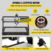 Vevor 312694 CNC 3018 Diy Гравірувальний верстат Pro 300 x 180 x 45 мм Гравірувальний верстат з 3 осями Міні лазерний Vevor 312694 CNC 3018 Diy Гравірувальний верстат Pro 300 x 180 x 45 мм Гравірувальний верстат з 3 осями Міні лазерний