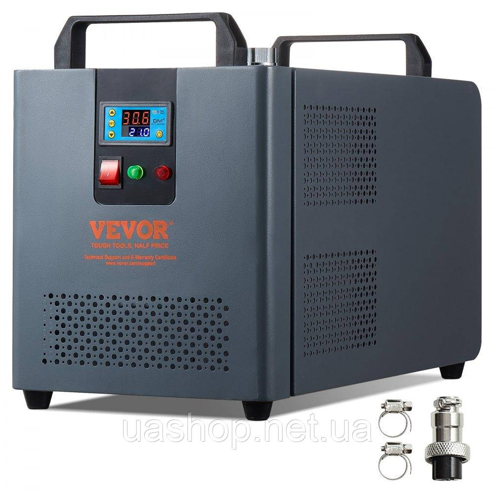 Vevor 312699 Промисловий охолоджувач води , система охолодження лазерного охолоджувача з вбудованим компресором, ємність