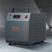 Vevor 312703 Промисловий водяний чиллер, CW-3000, 80 Вт промисловий водяний чиллер з повітряним охолодженням, ємністю бака для Vevor 312703 Промисловий водяний чиллер, CW-3000, 80 Вт промисловий водяний чиллер з повітряним охолодженням, ємністю бака для