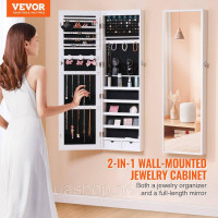 Vevor 312718 Шафа для ювелірних виробів Дзеркальна шафа Дзеркало для зберігання ювелірних виробів 1,2 м На стіні Vevor 312718 Шафа для ювелірних виробів Дзеркальна шафа Дзеркало для зберігання ювелірних виробів 1,2 м На стіні