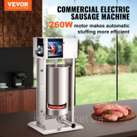 Vevor 312220 Наповнювач для ковбас Ковбасна машина Наповнювач для ковбас 15л Електричний з нержавіючої сталі