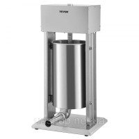 Vevor 312220 Наповнювач для ковбас Ковбасна машина Наповнювач для ковбас 15л Електричний з нержавіючої сталі