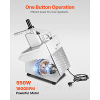Vevor 312250 Кухонний комбайн Овочерізка Овочерізка 6 лез 550W