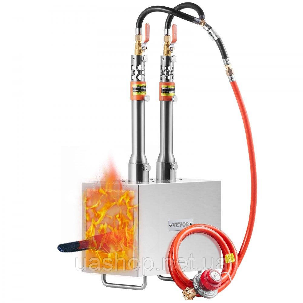 Vevor 312742 Portable Propane Forge 2 Burner Melting Furnace Kit Square 1427℃