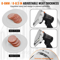 Vevor 312280 Шашличниця Kebab Slicer 80 Вт, Акумуляторний електричний ніж для гіроскопів, Електричний ніж для шаурми з