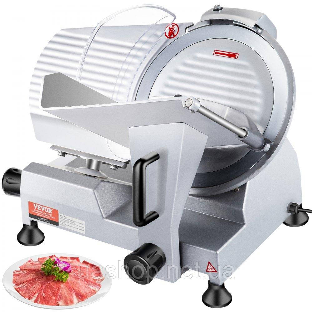 Vevor 312267 Комерційна м'ясорубка 320 Вт, електрична харчова ломтерезка з лезом з вуглецевої сталі 30,48 см, регульованою Vevor 312267 Комерційна м'ясорубка 320 Вт, електрична харчова ломтерезка з лезом з вуглецевої сталі 30,48 см, регульованою