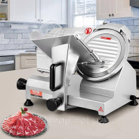 Vevor 312268 Комерційна м'ясорубка 200 Вт, електрична харчова ломтерезка з лезом з вуглецевої сталі 20,32 см, регульованою Vevor 312268 Комерційна м'ясорубка 200 Вт, електрична харчова ломтерезка з лезом з вуглецевої сталі 20,32 см, регульованою