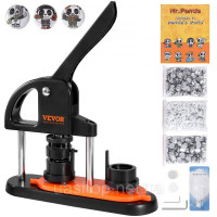 Vevor 312779 Машина для виготовлення значків 25 мм 500 шт. Прес для виготовлення значків, прес для кнопок, машина для виготовлення
