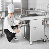 Vevor 312293 Промислова електрична м'ясорубка 16,65 кг/хв 4000 Вт Кухня з нержавіючої сталі Vevor 312293 Промислова електрична м'ясорубка 16,65 кг/хв 4000 Вт Кухня з нержавіючої сталі
