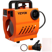 Vevor 312843 Веварська чашка сублімація пресу для чашки прес 11-425.24g 350 Вт чашки друку сублімація преса максимум 11 см висота
