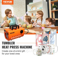 Vevor 312844 Термопрес для кухлів, термопрес, термостат, сублімаційні заготовки 0,33-0,44 л 0,89 л