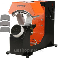 Vevor 312847 Термопрес для головних уборів з 3 нагрівальними колодками, алюміній, 350 Вт, 220 В