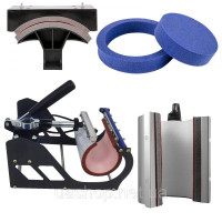 Vevor 312848 6 в 1 термопрес 1000 Вт 29 x 38 см термопрес машина 0-210 °C DIY прес для футболок з цифровим світлодіодним контролем