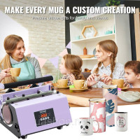 Vevor 312869 Heat Press Mug Heat Press 887 мл Сублімаційна кружка фіолетова DIY Vevor 312869 Heat Press Mug Heat Press 887 мл Сублімаційна кружка фіолетова DIY