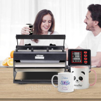Vevor 312870 Heat Press Mug Heat Press 887ml Sublimation Mug DIY Black
