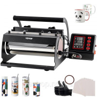Vevor 312870 Heat Press Mug Heat Press 887ml Sublimation Mug DIY Black