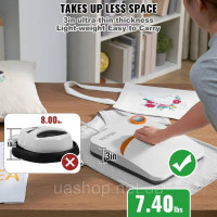 Vevor 312893 Термотрансферний друкарський прес DIY Футболка 30,5x25,4c Друк на тканині Термопрес Vevor 312893 Термотрансферний друкарський прес DIY Футболка 30,5x25,4c Друк на тканині Термопрес