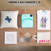 Vevor 312896 Термопрес Портативний сублімаційний трансфер DIY T-Shirt 30x25cm Термопрес Vevor 312896 Термопрес Портативний сублімаційний трансфер DIY T-Shirt 30x25cm Термопрес