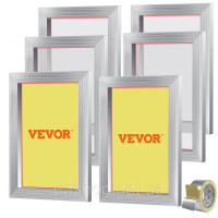 Vevor 312908 6 шт. Рамки для трафаретного друку з алюмінієвого сплаву 25,4 х 35,6 см, аксесуари для трафаретного друку 110 сіток,
