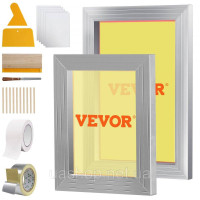 Vevor 312910 Трафаретні рамки для трафаретного друку 2 шт. 25,4 х 35,6 см / 20,3 х 25,4 см, трафаретний друкарський верстат,