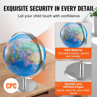 Vevor 313388 Інтерактивний глобус Talking Globe 228,6 мм для дітей Освітній глобус зі смарт-розумною ручкою Світлодіодний нічник