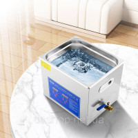 Vevor 313428 Ультразвуковий очищувач JPS-40A 10 л очищувач ультразвуковий очищувач ультразвуковий очищувач з нержавіючої сталі з