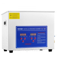 Vevor 313428 Ультразвуковий очищувач JPS-40A 10 л очищувач ультразвуковий очищувач ультразвуковий очищувач з нержавіючої сталі з