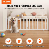 Vevor 312966 Ворота для собак Pet Fence Child Safety Gate Foldable 508x610mm Товари для тварин