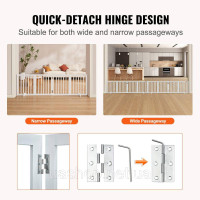 Vevor 312966 Ворота для собак Pet Fence Child Safety Gate Foldable 508x610mm Товари для тварин
