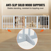 Vevor 312966 Ворота для собак Pet Fence Child Safety Gate Foldable 508x610mm Товари для тварин