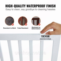 Vevor 312966 Ворота для собак Pet Fence Child Safety Gate Foldable 508x610mm Товари для тварин