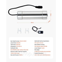 Vevor 313483 Ультрафіолетовий фільтр для очищення води 8W UV 3.785L/хв