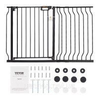 Vevor 312958 Door Guard, бар'єрні сходові ворота, діапазон ширини 749-1229 мм, дитячі ворота, ворота для домашніх тварин, сходові