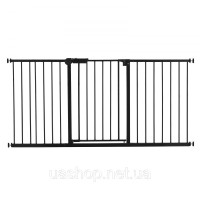 Vevor 312973 Перегородка для сходів та дверей Baby Gate з регульованою шириною (154-161 см), сходова хвіртка заввишки 76,2 см з Vevor 312973 Перегородка для сходів та дверей Baby Gate з регульованою шириною (154-161 см), сходова хвіртка заввишки 76,2 см з