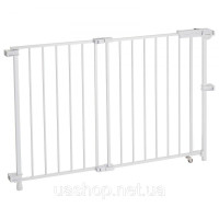 Vevor 312963 Роздільник для воріт для собак Baby Gate 750-1092 мм, регульована ширина, білий